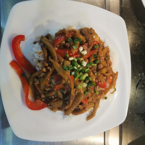 鲍汁茄瓜饭