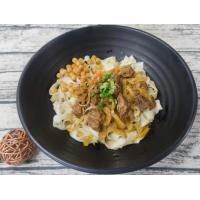 酸菜牛腩刀削面（辣、干挑）